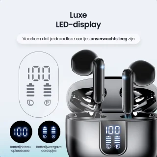 Siltcon SoundWave Pro 2 Draadloze Bluetooth Oordopjes Zwart