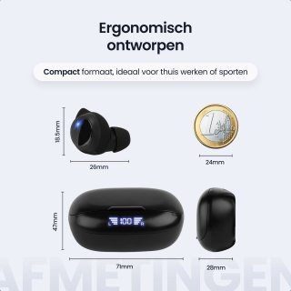 Siltcon Soundwave Pro 3 Sport Bluetooth Draadloze Oordopjes