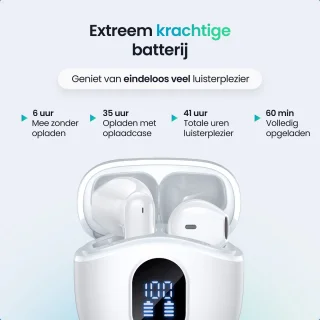 Siltcon SoundWave Pro 4 Draadloze Oordopjes Wit Bluetooth 5.4