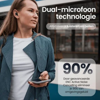 Siltcon® SoundWave Pro Volledig draadloze oordopjes