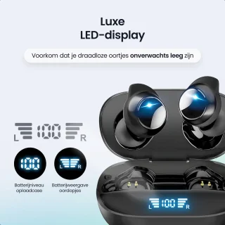 Siltcon® SoundWave Pro Volledig draadloze oordopjes