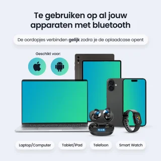 Siltcon® SoundWave Pro Volledig draadloze oordopjes