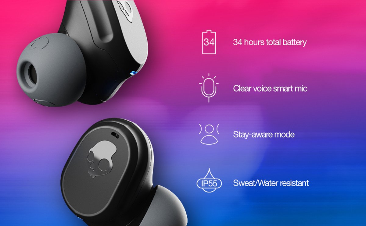 Skullcandy MOD True Wireless Zwarte In-Ear Oordopjes