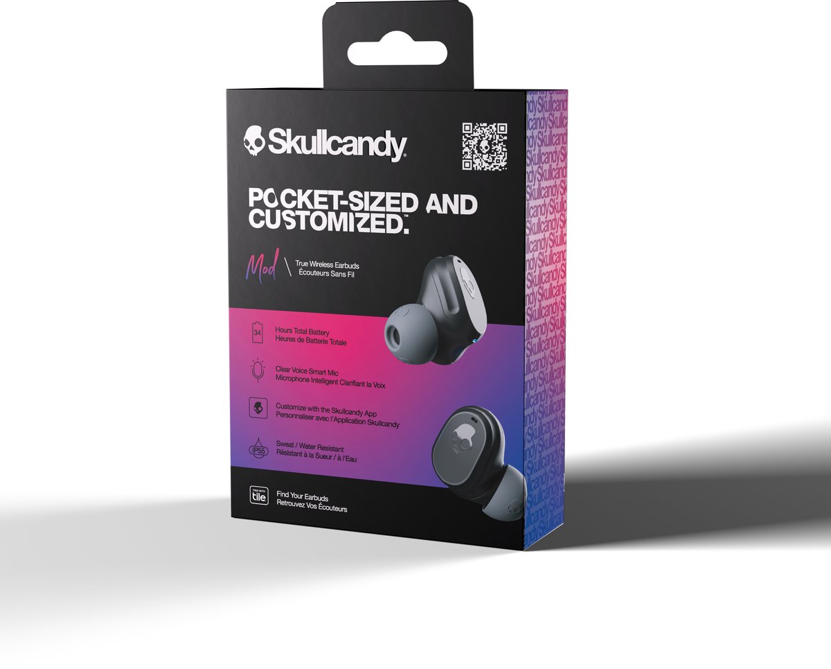 Skullcandy MOD True Wireless Zwarte In-Ear Oordopjes