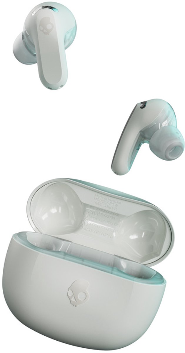 De Skullcandy Rail ANC True Wireless Oordopjes Wit in één oogopslag