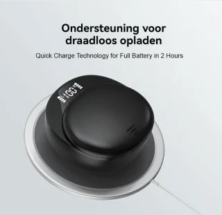 Sleep Plugs Draadloze Bluetooth 5.3 Oordopjes Zwart