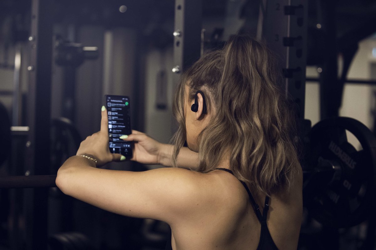 Sonume Sport Volledig Draadloze Bluetooth Oordopjes Zwart