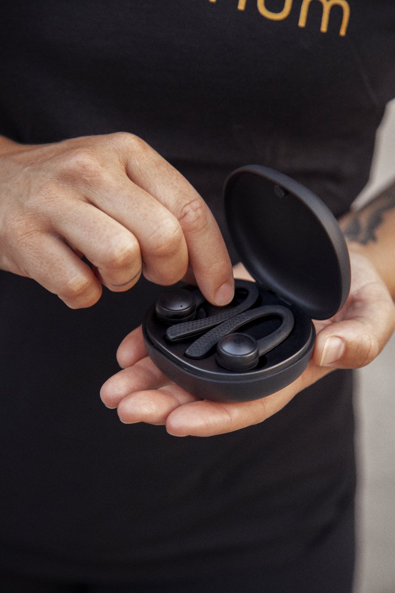 Sonume Sport Volledig Draadloze Bluetooth Oordopjes Zwart