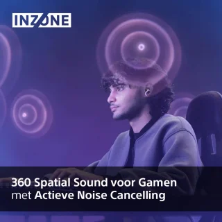 Sony INZONE Buds Draadloze Gaming Oordopjes Wit