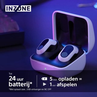 Sony INZONE Buds Draadloze Gaming Oordopjes Wit