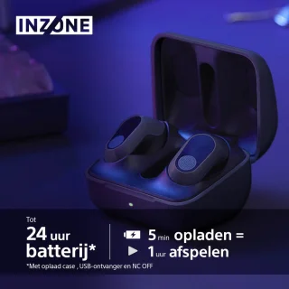 Sony INZONE Buds Draadloze Gaming Oordopjes Zwart