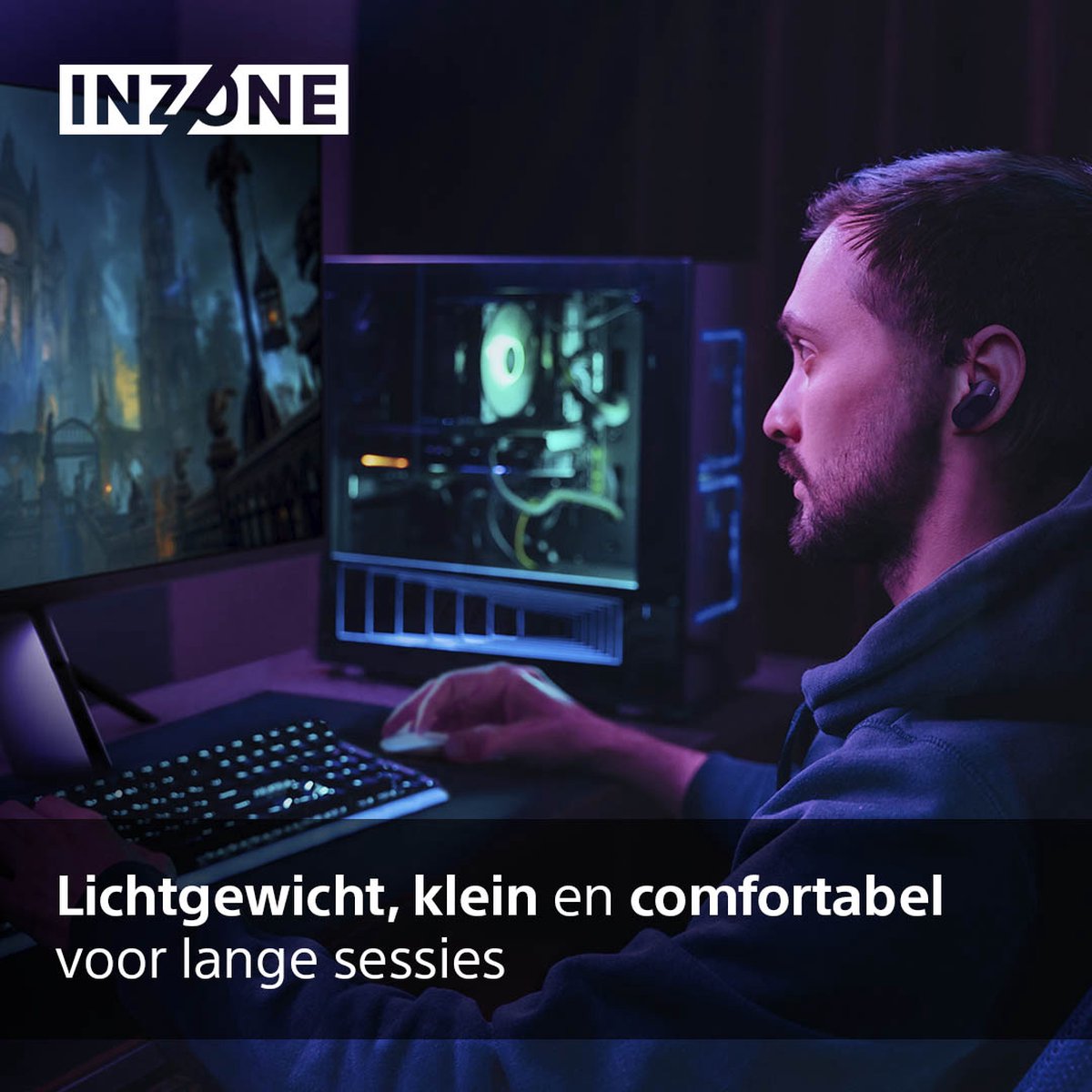 Sony INZONE Buds Draadloze Gaming Oordopjes Zwart