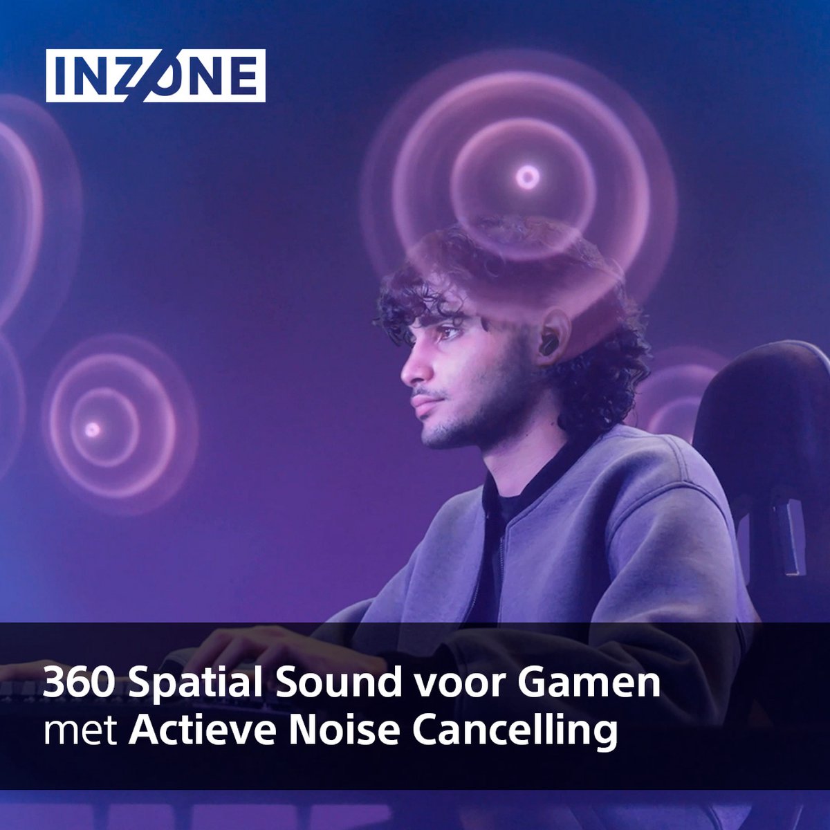 Sony INZONE Buds Draadloze Gaming Oordopjes Zwart