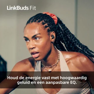 Sony LinkBuds Fit Draadloze Oordopjes Roze