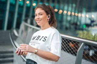 Sony LinkBuds Fit Olivia Rodrigo paars draadloze oordopjes