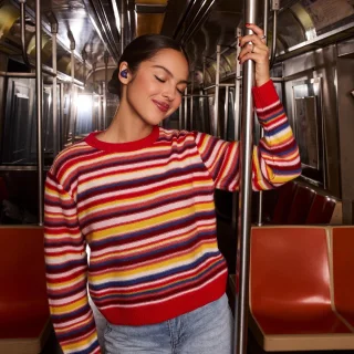 Sony LinkBuds Fit Olivia Rodrigo paars draadloze oordopjes