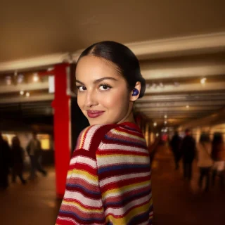 Sony LinkBuds Fit Olivia Rodrigo paars draadloze oordopjes