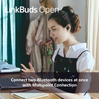 Sony LinkBuds Open draadloze oordopjes zwart