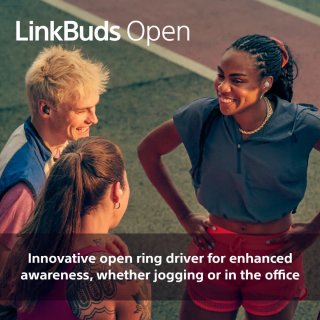 Sony LinkBuds Open draadloze oordopjes zwart