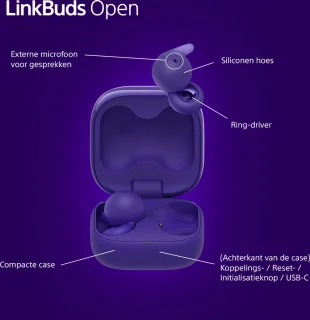 Sony LinkBuds Open Paars Olivia Rodrigo Edition
