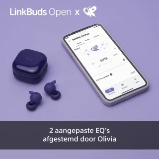 Sony LinkBuds Open Paars Olivia Rodrigo Edition