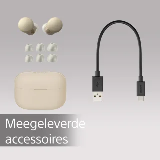 Sony LinkBuds S Draadloze Oordopjes Ecru