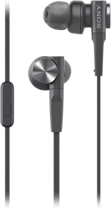 Sony MDR-XB55AP In-Ear Oordopjes Zwart