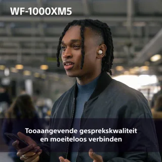 Sony WF-1000XM5 Draadloze Oordopjes Zilver