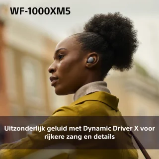 Sony WF-1000XM5 Draadloze Oordopjes Zilver