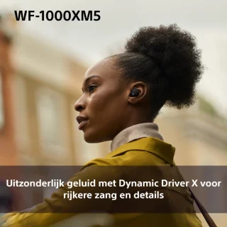 Sony WF-1000XM5 Draadloze Oordopjes Zwart
