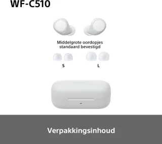 Sony WF-C510 Draadloze Oordopjes Wit
