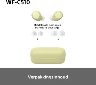 Sony WF-C510 Gele Draadloze Oordopjes