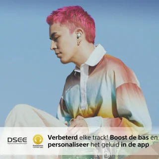 Sony WF-C700N draadloze oordopjes - wit