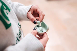 Sony WF-C700N draadloze oordopjes - wit