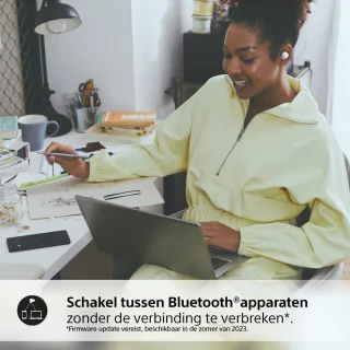 Sony WF-C700N draadloze oordopjes - wit