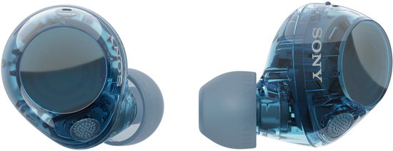 Licht, slim en lang meegaand: Sony WF-C710N in transparant blauw