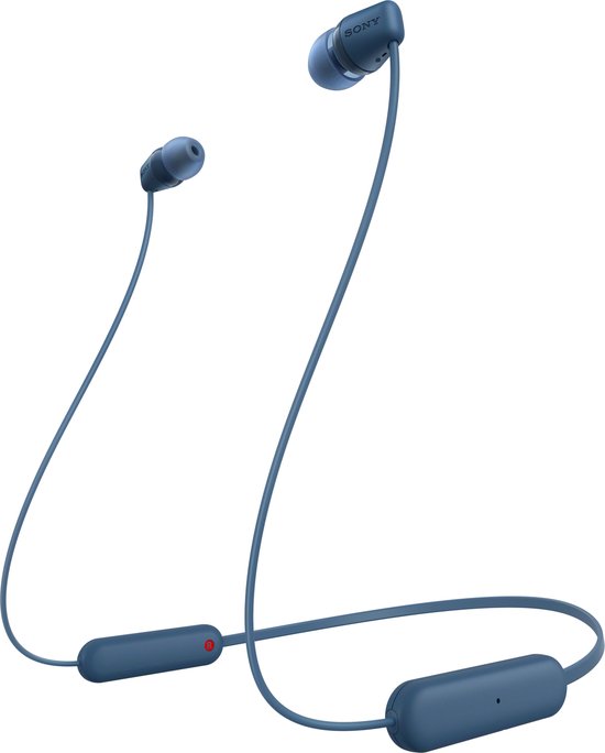Sony WI-C100 draadloze oordopjes blauw