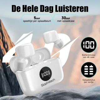 SophiBuds Draadloze Bluetooth Oordopjes Wit