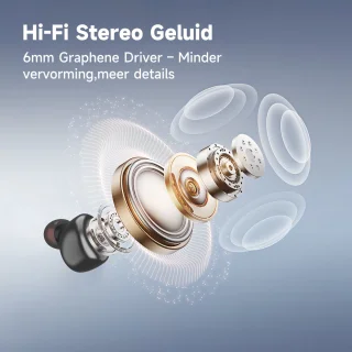 SophiBuds Draadloze Bluetooth Oordopjes Zwart