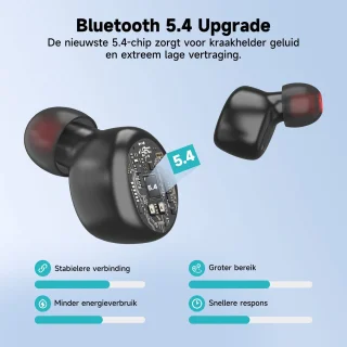 SophiBuds Draadloze Bluetooth Oordopjes Zwart