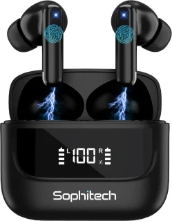 SophiBuds Pro Draadloze Bluetooth Oordopjes Zwart