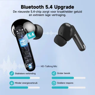 SophiBuds Pro Draadloze Bluetooth Oordopjes Zwart