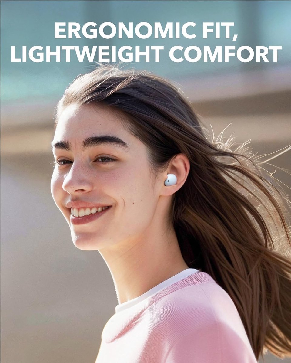 soundcore A30i draadloze oordopjes Bluetooth 5.4 Light Blauw