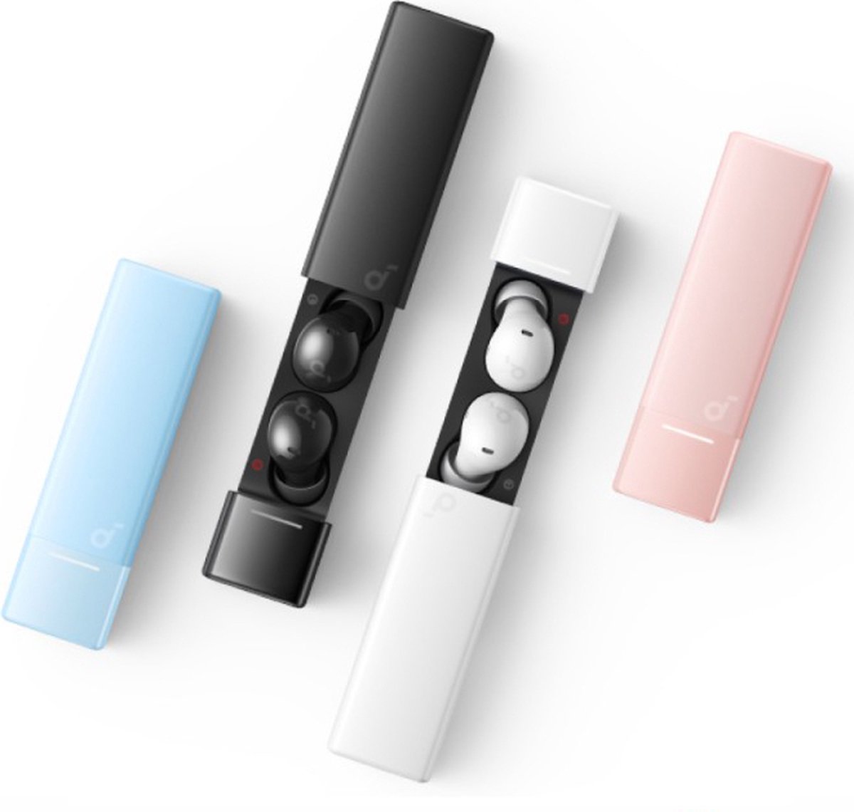 soundcore A30i draadloze oordopjes Bluetooth 5.4 Light Blauw
