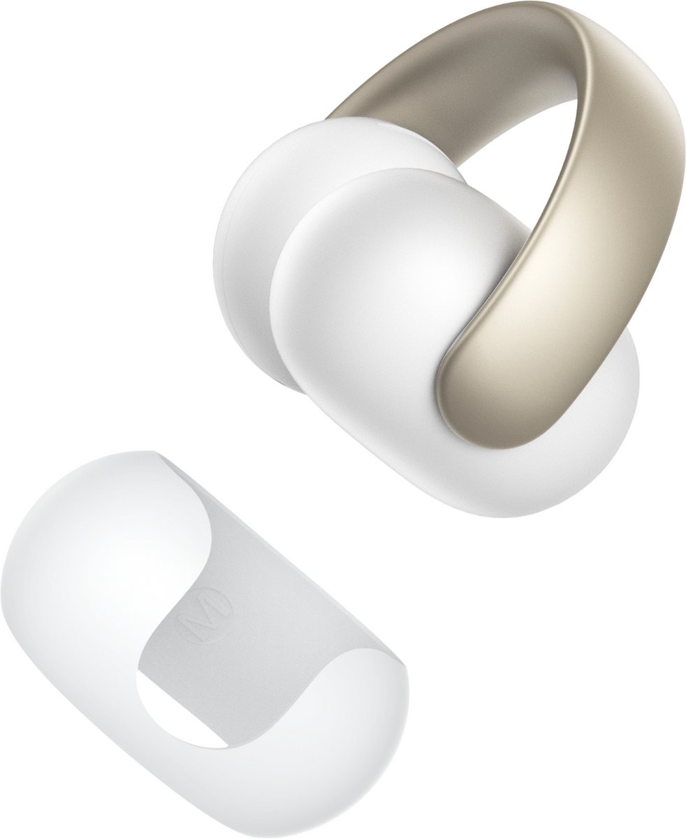 Soundcore Aeroclip True Wireless Open-Ear Headset Champagne Wit