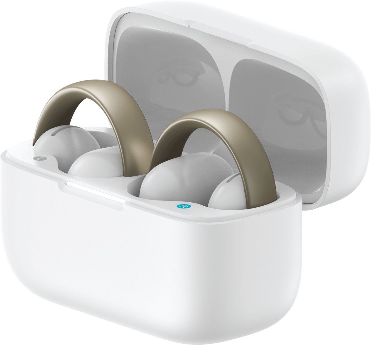 Soundcore Aeroclip True Wireless Open-Ear Headset Champagne Wit