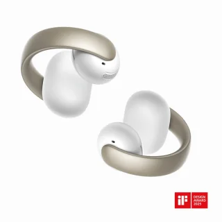 Soundcore Aeroclip True Wireless Open-Ear Headset Champagne Wit