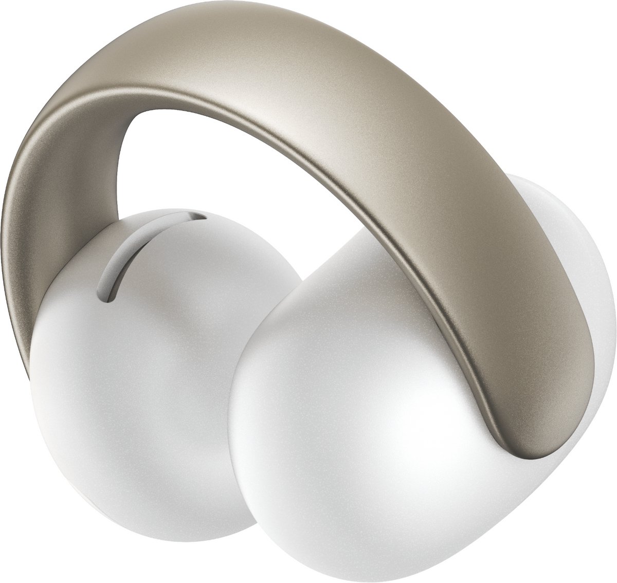 Soundcore Aeroclip True Wireless Open-Ear Headset Champagne Wit