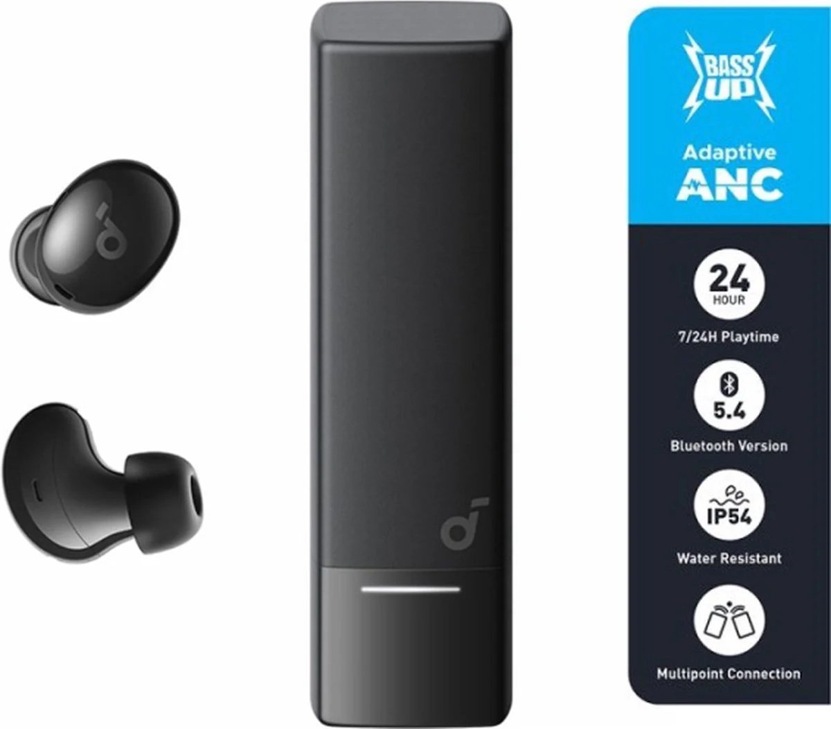 soundcore by Anker A30i Draadloze Oordopjes Zwart