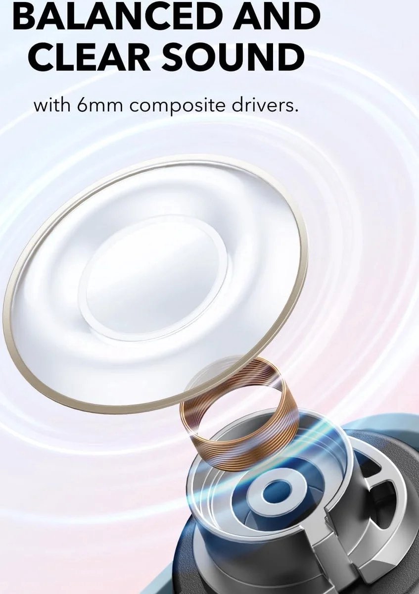 soundcore by Anker A30i Draadloze Oordopjes Zwart